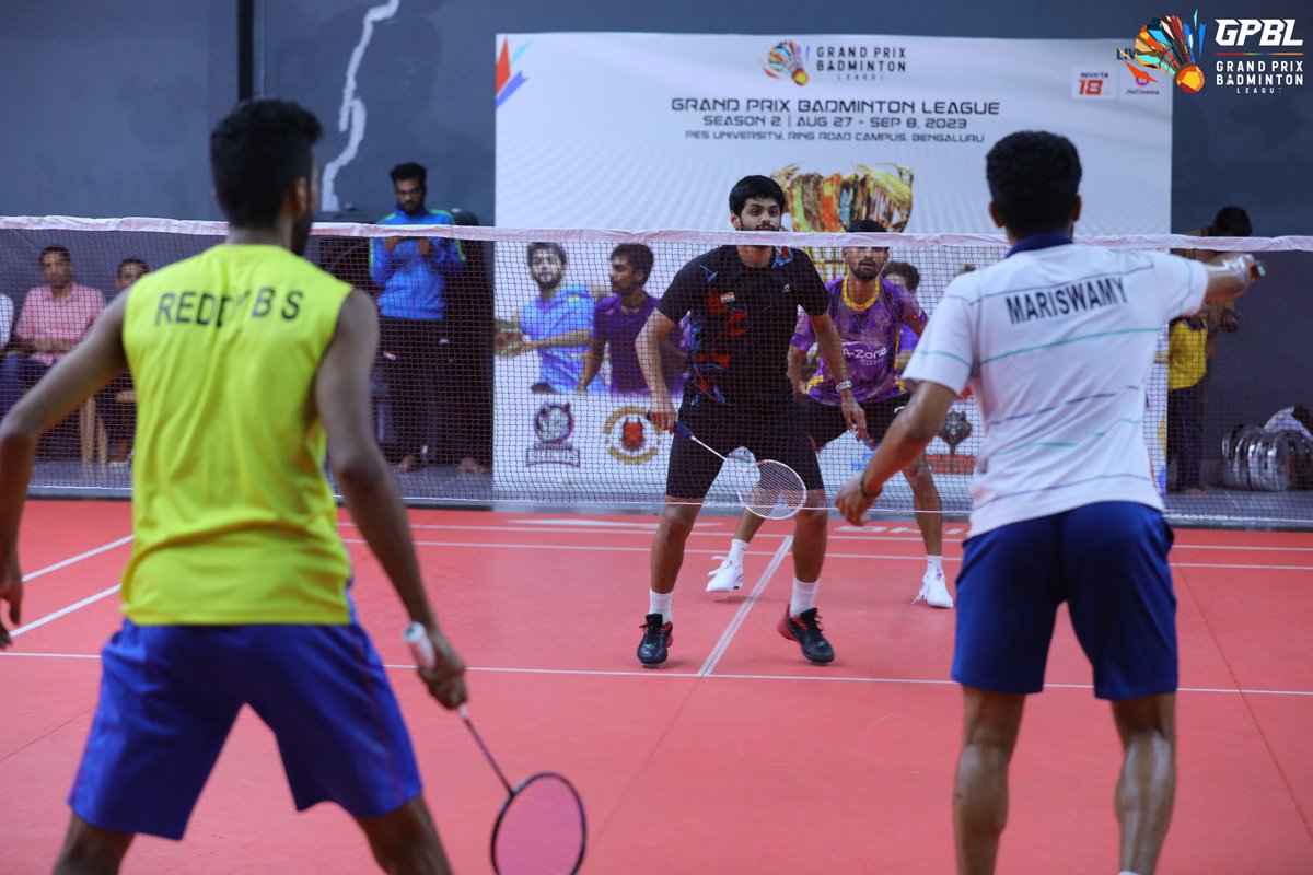 thewbsl's tweet photo. Glimpses from the exhibition match of the Grand Prix Badminton League held at A-Zone ,Hyderabad.

#TeamSpirit #BadmintonFever #GrandPrixBadmintonLeague #BadmintonFever #badmintonfever #india #gpblseason2 #badminton #badmintonforever #badminton #explorepage #JitegaKaun #GameOn https://t.co/EuMNLb9Dop