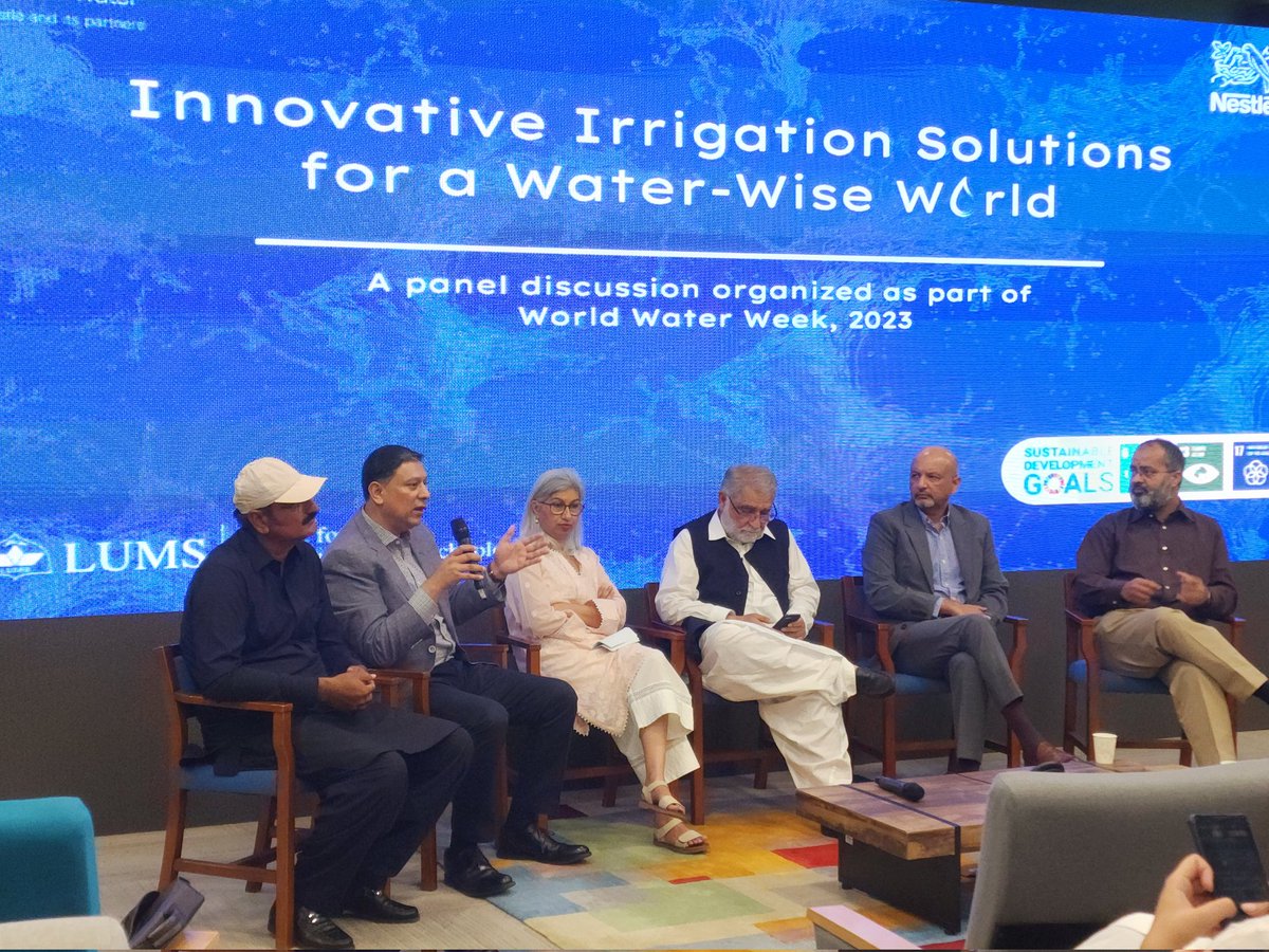 NamwarYusuf's tweet photo. The biggest water savings we can make is in the agriculture sector - Sheikh Waqar Ahmad #NestleCelebratesWWW https://t.co/u5WMcfhhOY