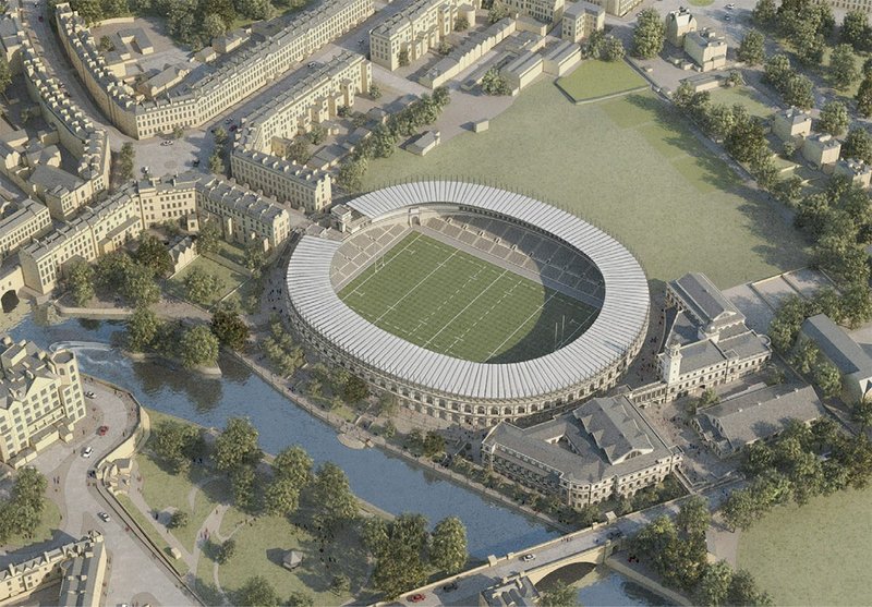RIBAJ's tweet photo. Build or don’t build? Realistic or ridiculous targets? Classical or contemporary? Bath’s controversial Coliseum stadium design relights an old fire, says  @eleanoryoung #ribajopinion https://t.co/kXNlzLIONo https://t.co/XFAmto9KzE