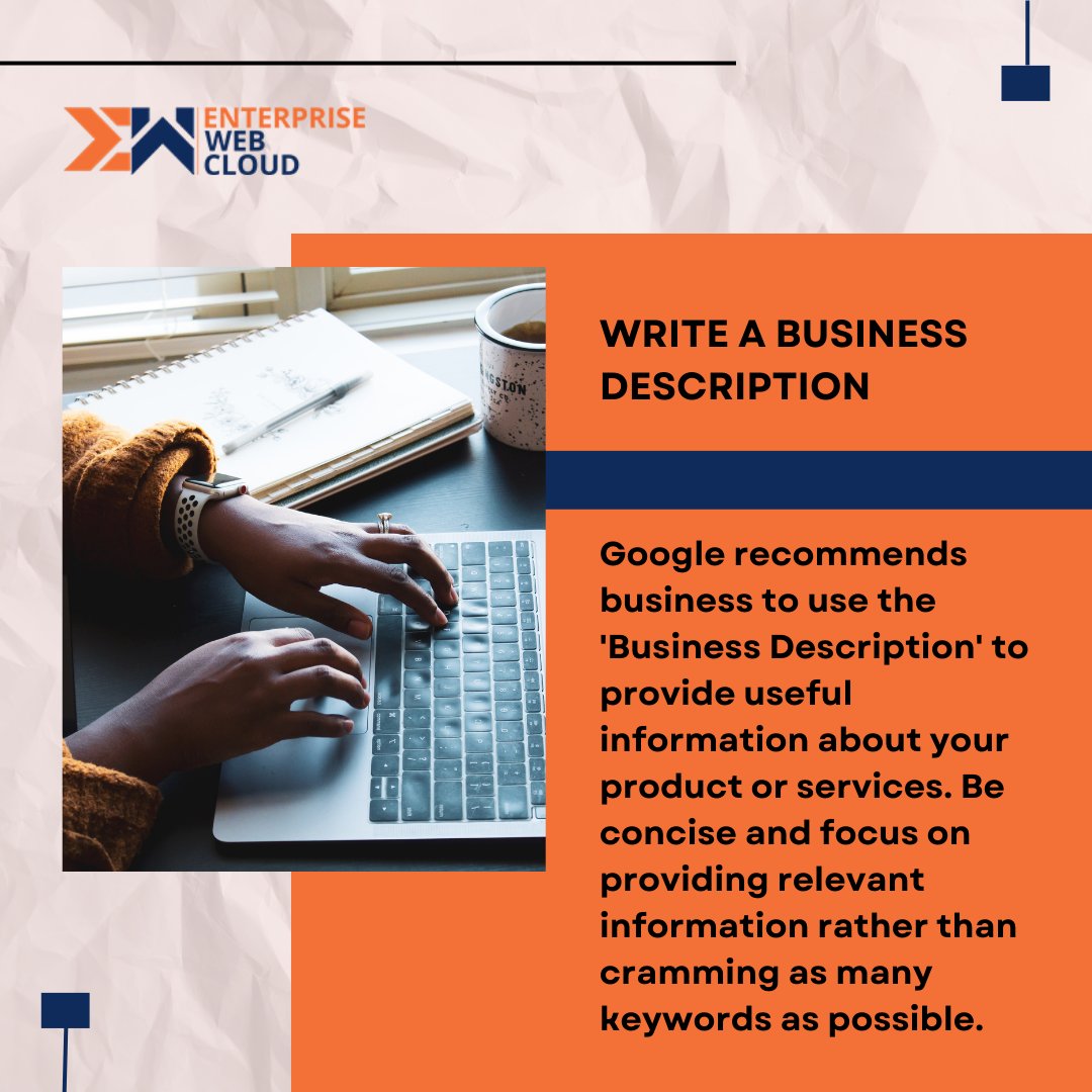 EnterpriseWebCd's tweet photo. Why is Google My Business important for your business?

🟠It can help you increase visibility on Google,
🟠 Gain credibility through reviews
🟠Let your customers know more about your business
🟠Free and easy to use
🟠 Impacts your #SEO https://t.co/vWAmQfRa40