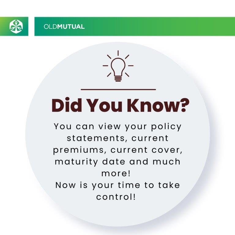 OldMutualSZ's tweet photo. Everything is now a click away.

You can view your policy details on the MY SERVICE platform. Firstly you need to register on the link provided below:
https://t.co/aY6Xb74GJL

#oldmutual
#dogreatthings
#selfserviceupdate 
#myservice https://t.co/Z8XqW0nbkZ