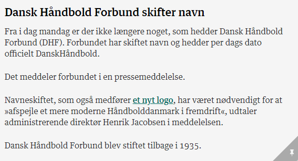 twarpgaard's tweet photo. Forbundet går simpelthen fra et navn der skulle have været skrevet med to ord i stedet for tre til et navn der burde skrives i to ord i stedet for ét.... https://t.co/sdm4mN2Nl8