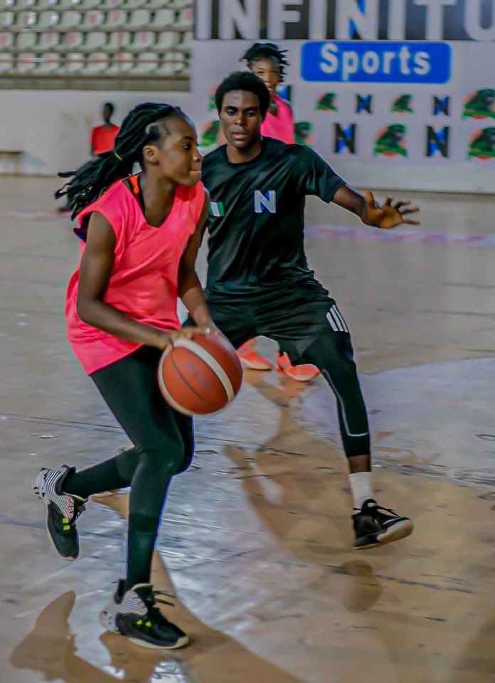 BballNaija's tweet photo. Air Warriors in practice mode ahead of the new #ZenithWBL season. Their goal is to defend their league title. https://t.co/dV4WxLOR1m