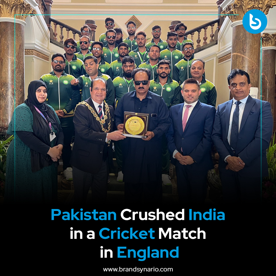 Pakistan's visually impaired cricket team defeated India by 18 runs in Birmingham, England, during the World Blind Games. 

Read more: brandsynario.com/category/sport…
.
.
.
.
#Brandsynario #Pakistan #Cricket #India #England #WorldBlindGames