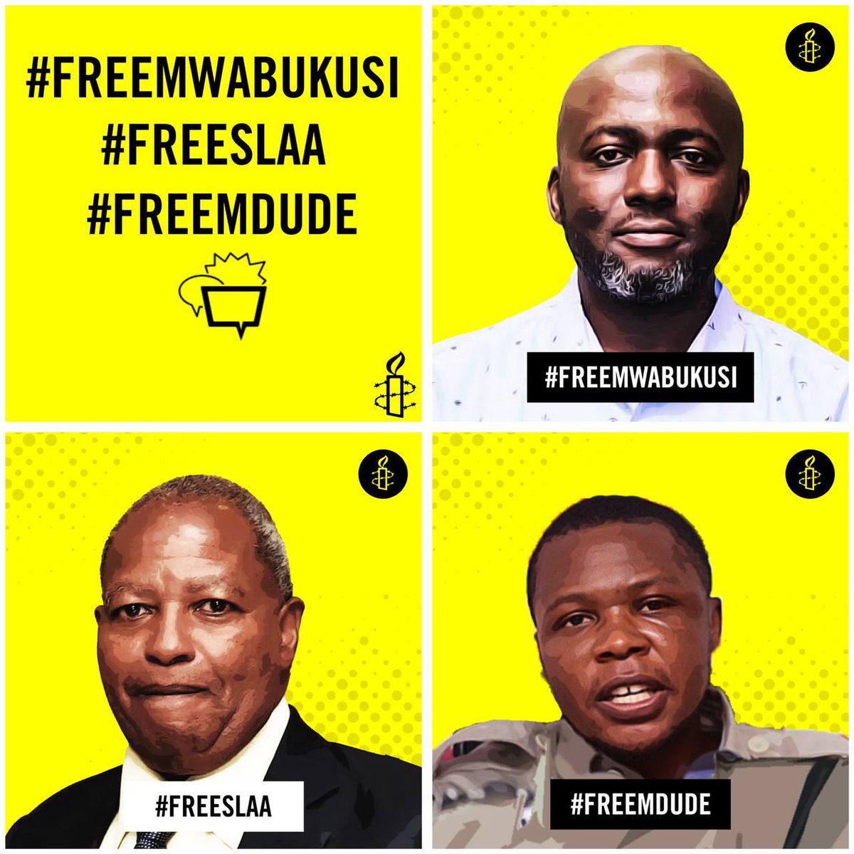 KatibaMpyaTz_'s tweet photo. “On 11 August, Camilius Wambura (IGP), told media that critics of the deal will be apprehended over their “seditious” - @amnestyEARO #FreeMwakubusi #FreeSlaa #FreeMdude #OkoaBandari https://t.co/LVZZ0bExF3 https://t.co/7L7kskJWKo