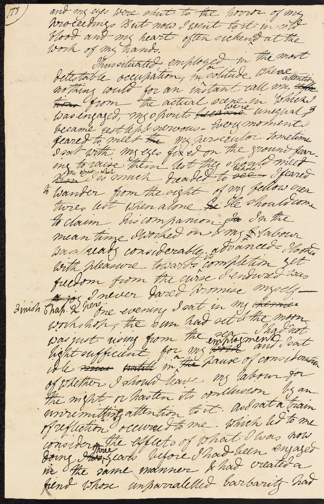 #OTD 1816 Mary Godwin writes "Shelley and I talk about my story"