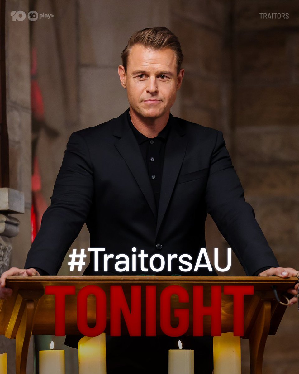 Channel10AU's tweet photo. Bloodshed + LOLS = Mad Monday π©Έπ€£
#TraitorsAU and #HYBPA from 7.30 Tonight on 10 and 10 Play.
#Traitors #Belowdeck #Survivor #Survivorau #MKR #Underbelly #Traitors #Trust #Suspense #Mystery #NewSeason #JuliaMorris #TimMcDonald #TomGleisner #EdKavalee #EmmaHolland https://t.co/TflgejKAWB