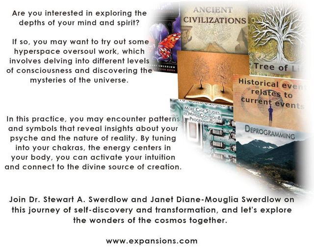 expansionsnews's tweet photo. Join us on this journey of self-discovery and transformation, and let's explore the wonders of the cosmos together.

https://t.co/YNYMKsCcvW

#hyperspaceoversoulwork #mindpatterns #chakras #spiritualawakening #consciousness #transformation https://t.co/D8Ug7Ywqvm