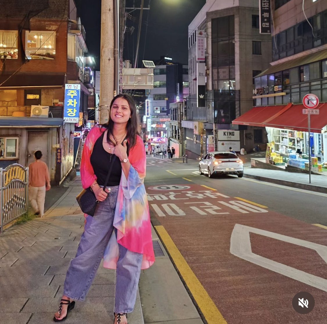 Lost in the neon glow of Seoul's vibrant nightscape 💫 🌃  #SeoulDreams #CityNights