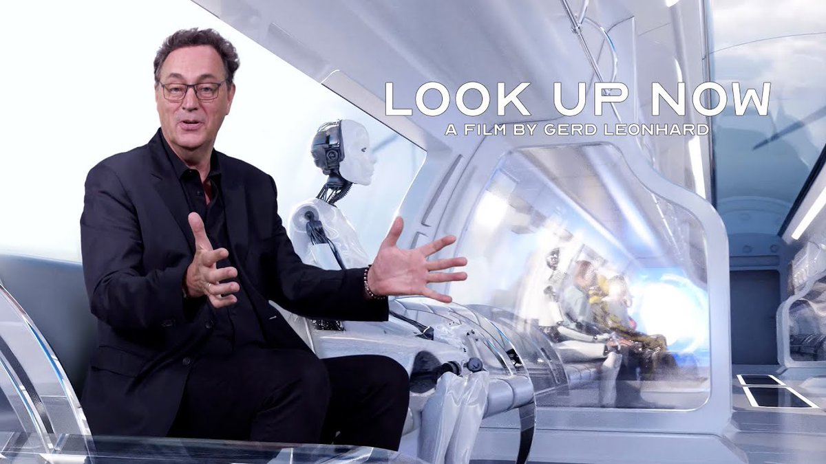 gleonhard's tweet photo. TODAY at 5pm CET!!! LookUpNow | August 21: Exclusive Premiere of Futurist Gerd Leonhard's New Film on AI and Humanity - YouTube https://t.co/YzYDuvM5tN #LookUpNow https://t.co/zzWR5KNiCP