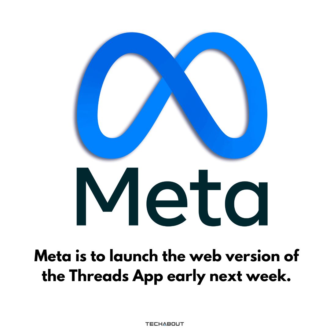 TechAbout's tweet image. Meta to Introduce Threads Web Version Next Week: Enhancing Collaboration and Communication&quot;

#Threads #Web3