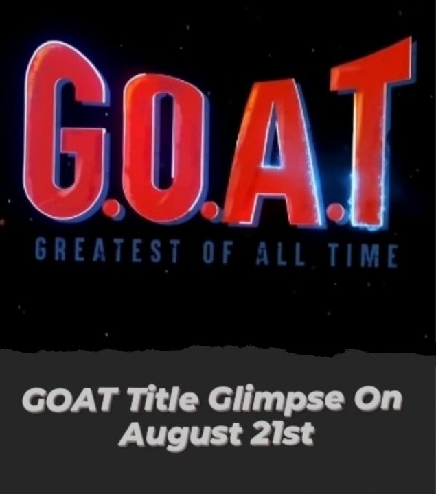 Lokesh27993374's tweet photo. Waiting for the title glimpse
#GOATTheMovie
#GoatTitleGlimpse
#GOATTheMovieGlimpse https://t.co/HVRJsRshmM
