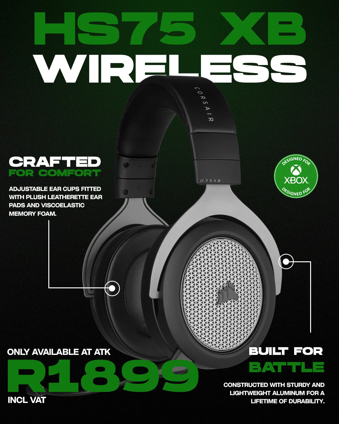 Corsair headphones xbox one hotsell