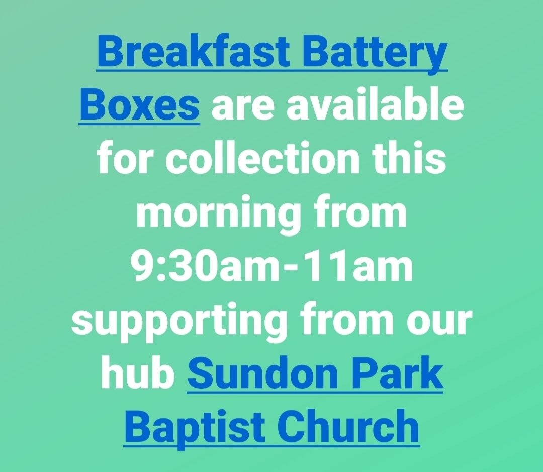 Breakfast Battery Boxes (@notofoodpoverty) on Twitter photo 