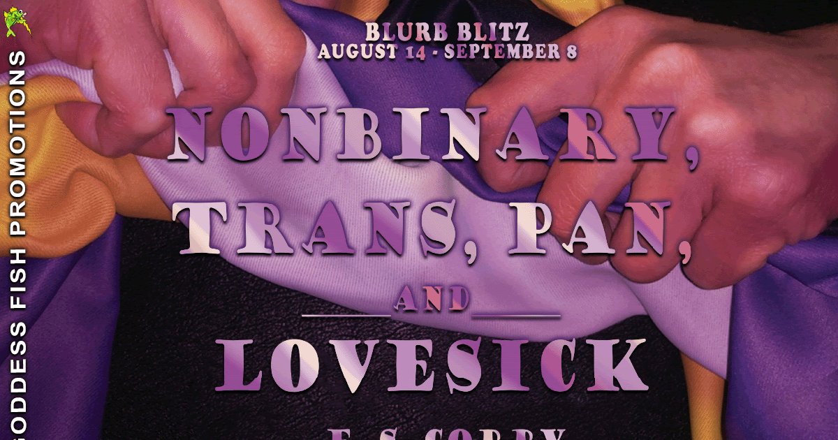 EdgarsBooks's tweet image. NONBINARY, TRANS, PAN, AND LOVESICK by E.S Corby - Book Blitz and Giveaway dlvr.it/StxYBM