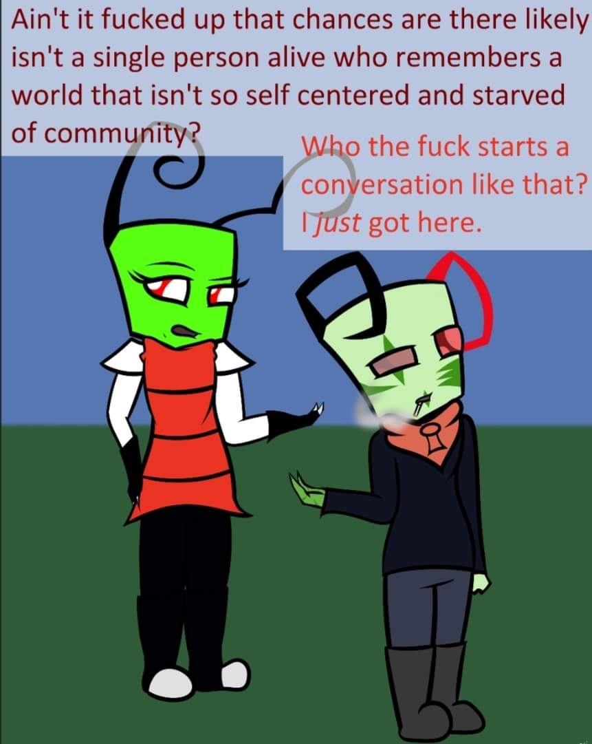 FictionalThat's tweet image. Would anyone be interested in joining a Multi animator project of Blood? Art by CartoonPals, Otkazzy, DaddyLizardToffee and Kitty Cat

#InvaderZim #MultiAnimatorProject