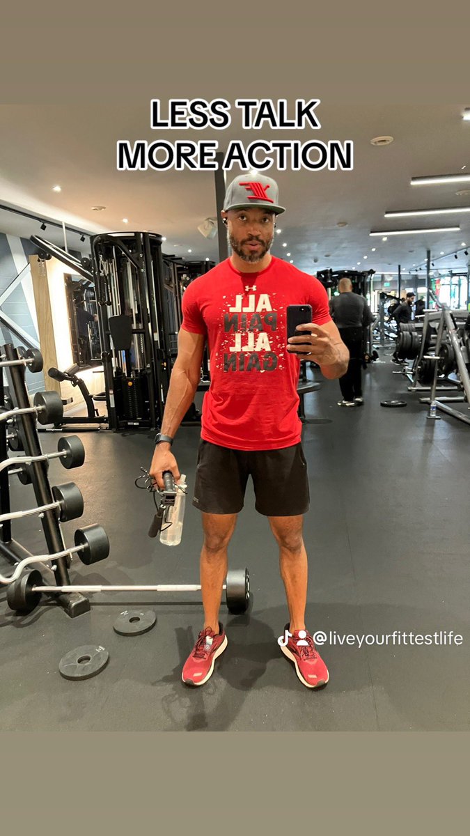 SlickDej's tweet photo. LESS TALK MORE ACTION

That’s my message to the world 🌍 today. 
Happy Monday &amp; Have a wonderful week. 
Stay Blessed - Love ❤️ 
#LiveYourFittestLife https://t.co/YNzvfnFg9A
