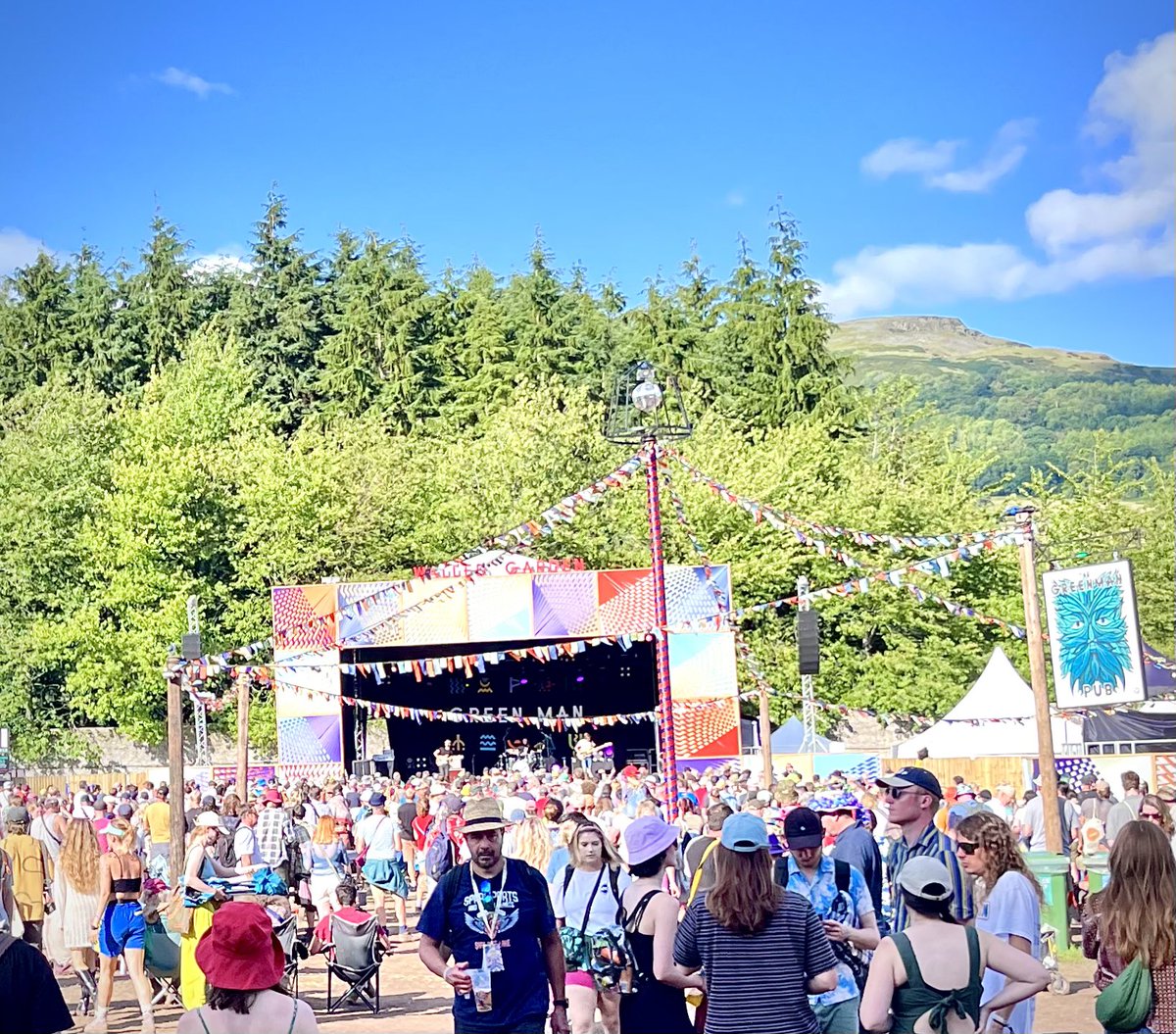 Hwyl, #GreenMan! 👏 Thank you for the music (and comedy, talks, dancing and DJ sets). 🎪 There isn’t an award for most scenic festival. But if there was… ⛰ #GreenMan23