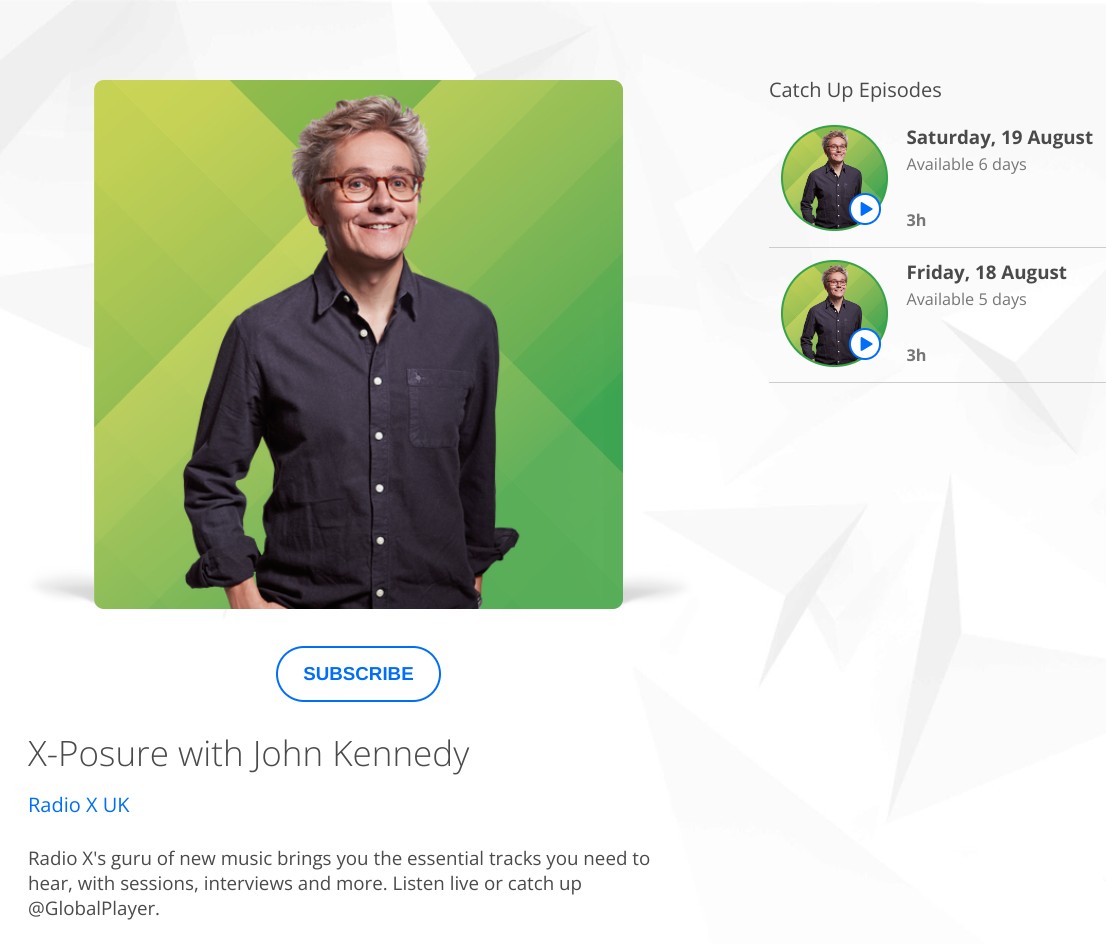 thelostagencypr's tweet photo. BOOM! More weekend radio action @RadioX from legend @JohnKennedy wonderful to have the #worldfirstplay on the new @TeenageSequence single, 'Tell Me Your Name' @everythingsucksmusic ICYMI go https://t.co/q8UPA4dJP2 and check out SAT night's show! ACES :0 https://t.co/JIenPsYdxX