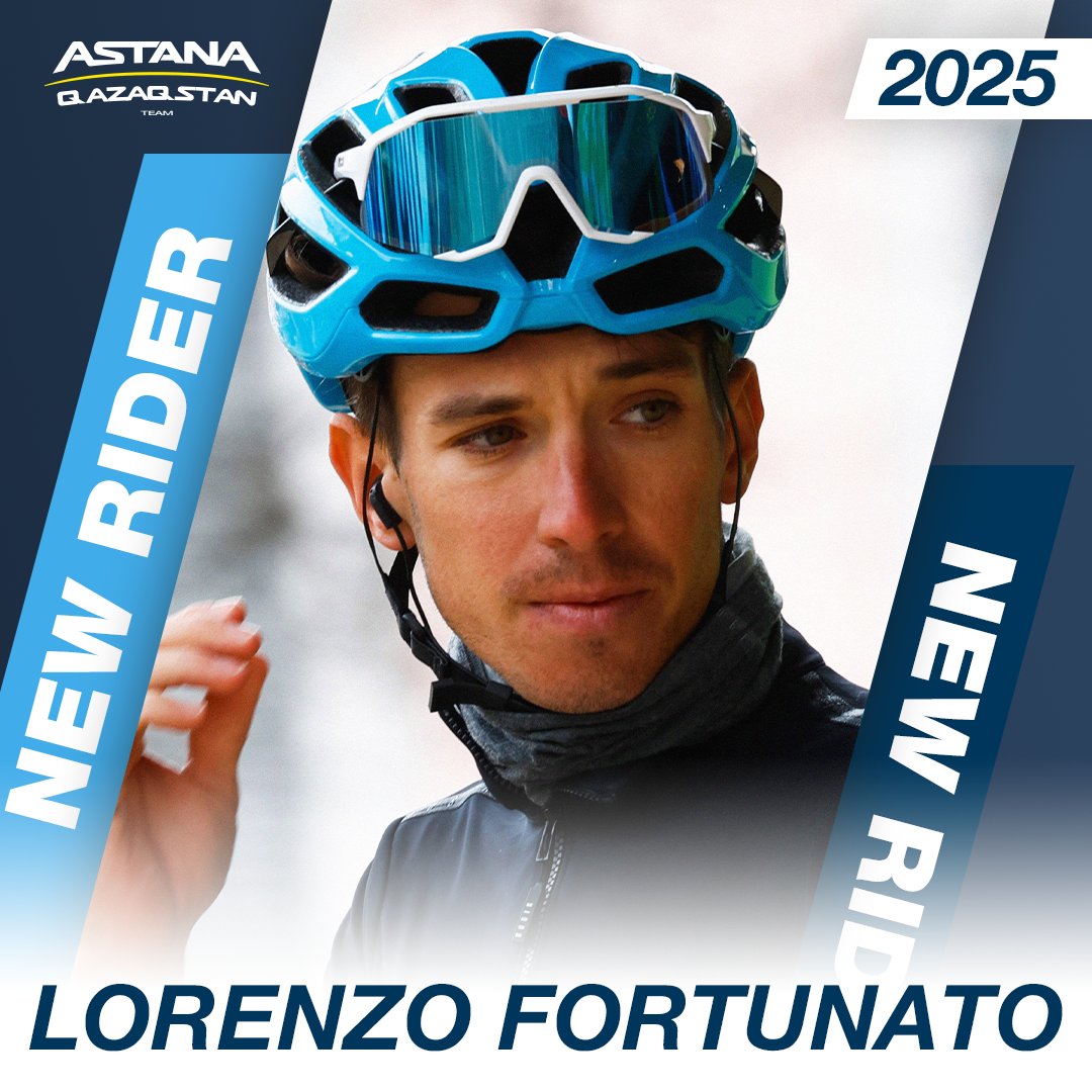🇮🇹 NEW RIDER We welcome @lorenzfortunato as our new rider for 2024 and 2025: 📰👉bit.ly/47CGxfR #AstanaQazaqstanTeam 📷 @SprintCycling