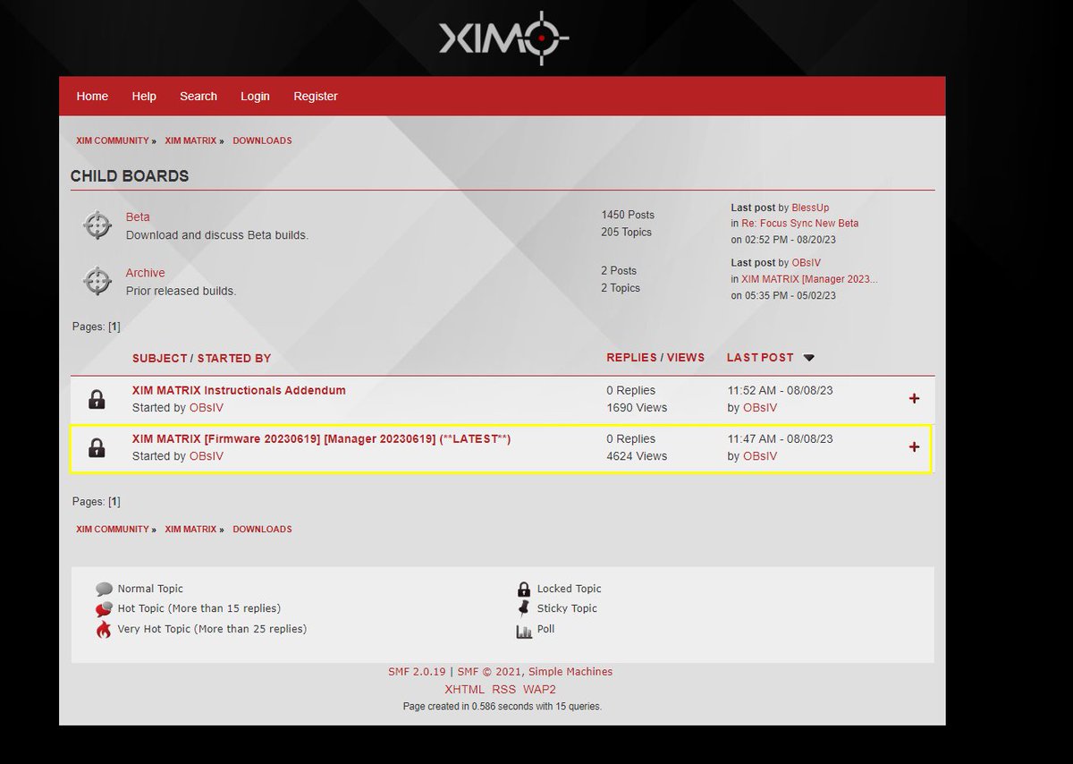 Xim Matrix （ファームウェア更新済） 🎮XIM MATRIX ファームウェア更新： XIM MATRIXはファーム最新版