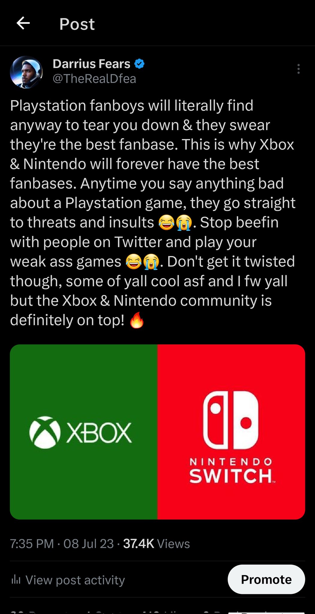 End the toxic fanboys : r/playstation