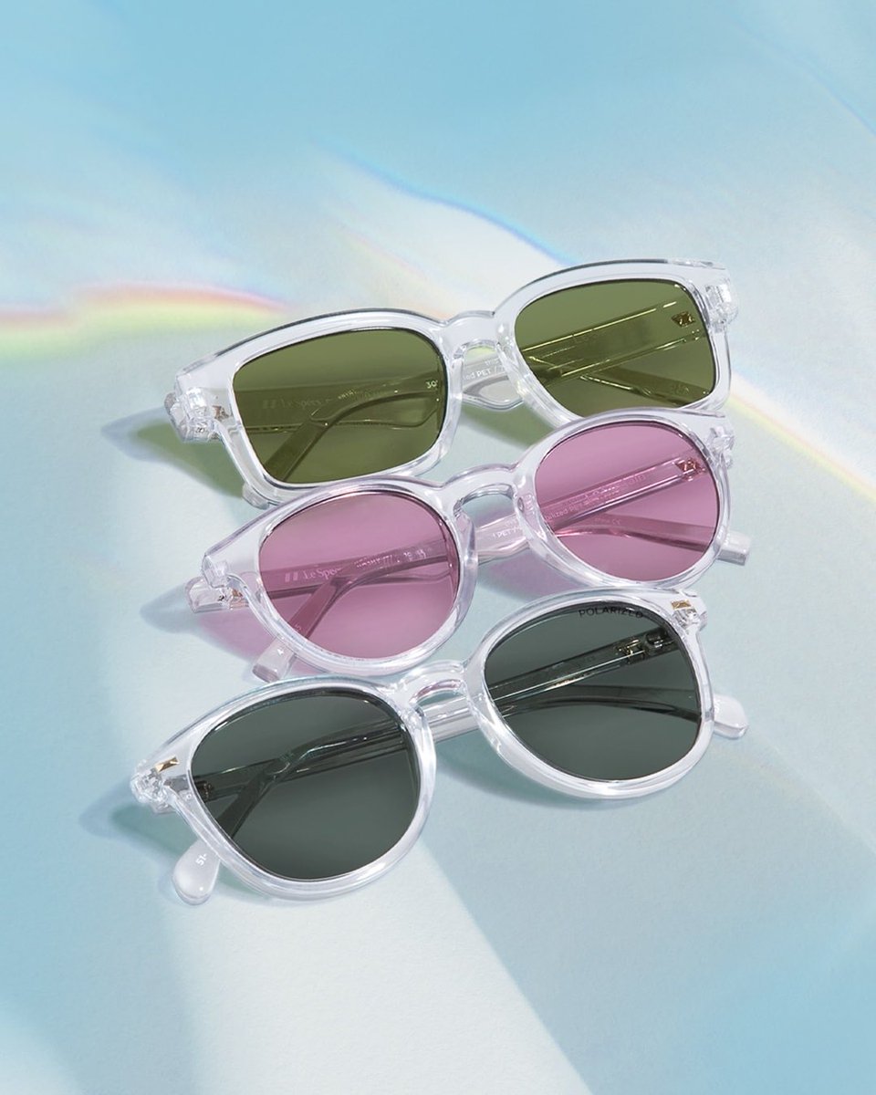 PresenceParis's tweet photo. The trend of the season...crystal clear sunglasses 💎 Featuring 'RECARMITO', 'TRASHY' &amp; 'BANDWAGON' #Sunglasses #LeSpecs

Available now instore &amp; online @presenceparis https://t.co/JDABApToSI