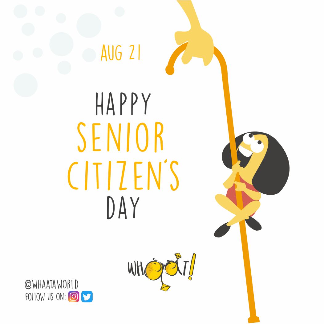 whaataworld's tweet photo. Happy Senior Citizen's Day #seniorcitizen #grandparents #grandparentslove #grandparentsarethebest #oldisgold #dailyhumour #Whaataworld #whaat #Thought #dailythoughts #dailyjokes https://t.co/peAbEbStNy