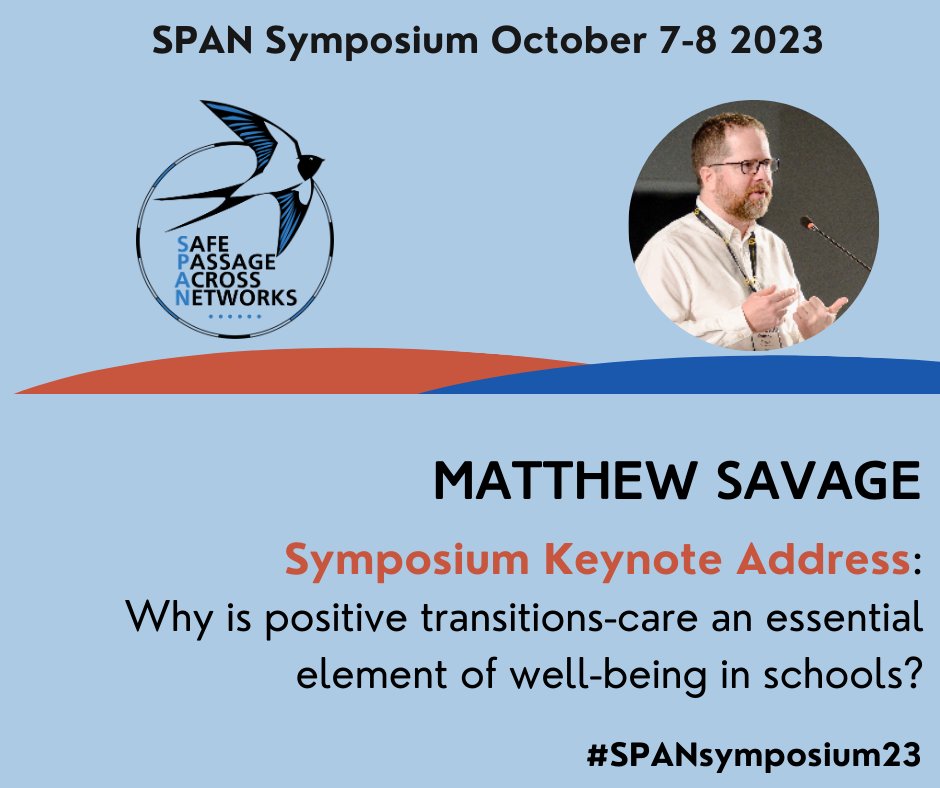 One of the questions we are often asked is: how can I convince the leadership at my school that positive transitions work is important? Join us in the SPAN Symposium, benefit from Early Bird prices and equip yourself to answer: spanschools.org/span-annual-sy…