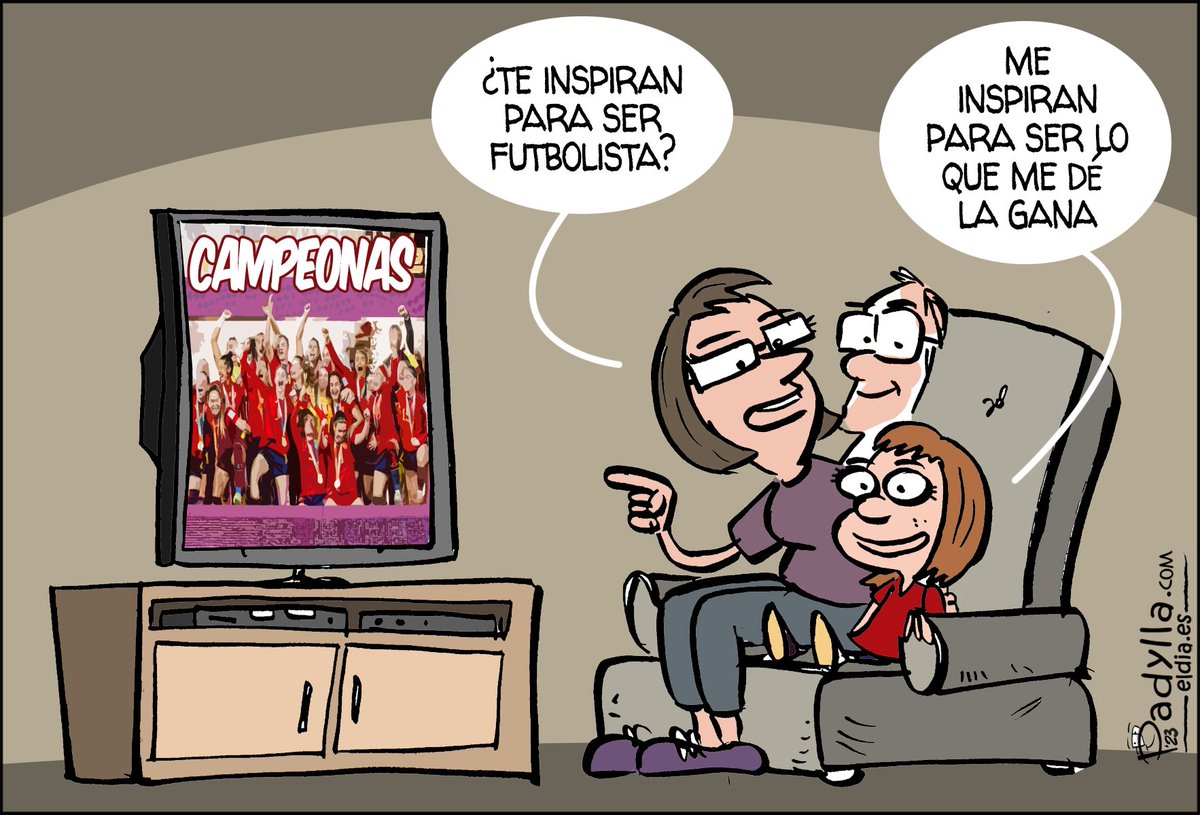 Padylla's tweet photo. Inspiradoras #Campeonas 
Hoy en @eldia y @laprovincia_es https://t.co/9Sp5ZiKpzd