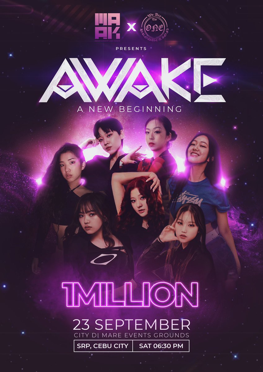themarkprod's tweet photo. A million reasons to stay AWAKE! 🔥

Witness the masters of hiphop with 1MILLION! 😍

#CebuIsAwake #AWAKECebu2023 #Awake1MILLION https://t.co/fB2nfEOs0R