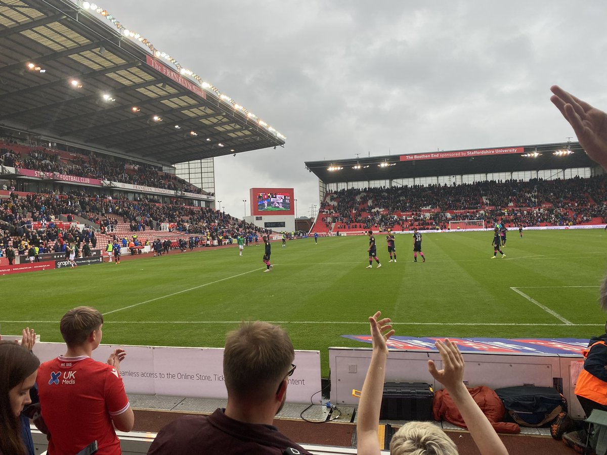 CityGroundShelf's tweet photo. Happy Stoke (a) day to all those who celebrate.

Chris Hughton started Lyle Taylor up front on his own. Forest couldn’t muster a shot on goal. Went a goal behind. The manager then opted to not put another striker on and sent Scott McKenna up front anyway. Glory days x https://t.co/f4hVGfMN07