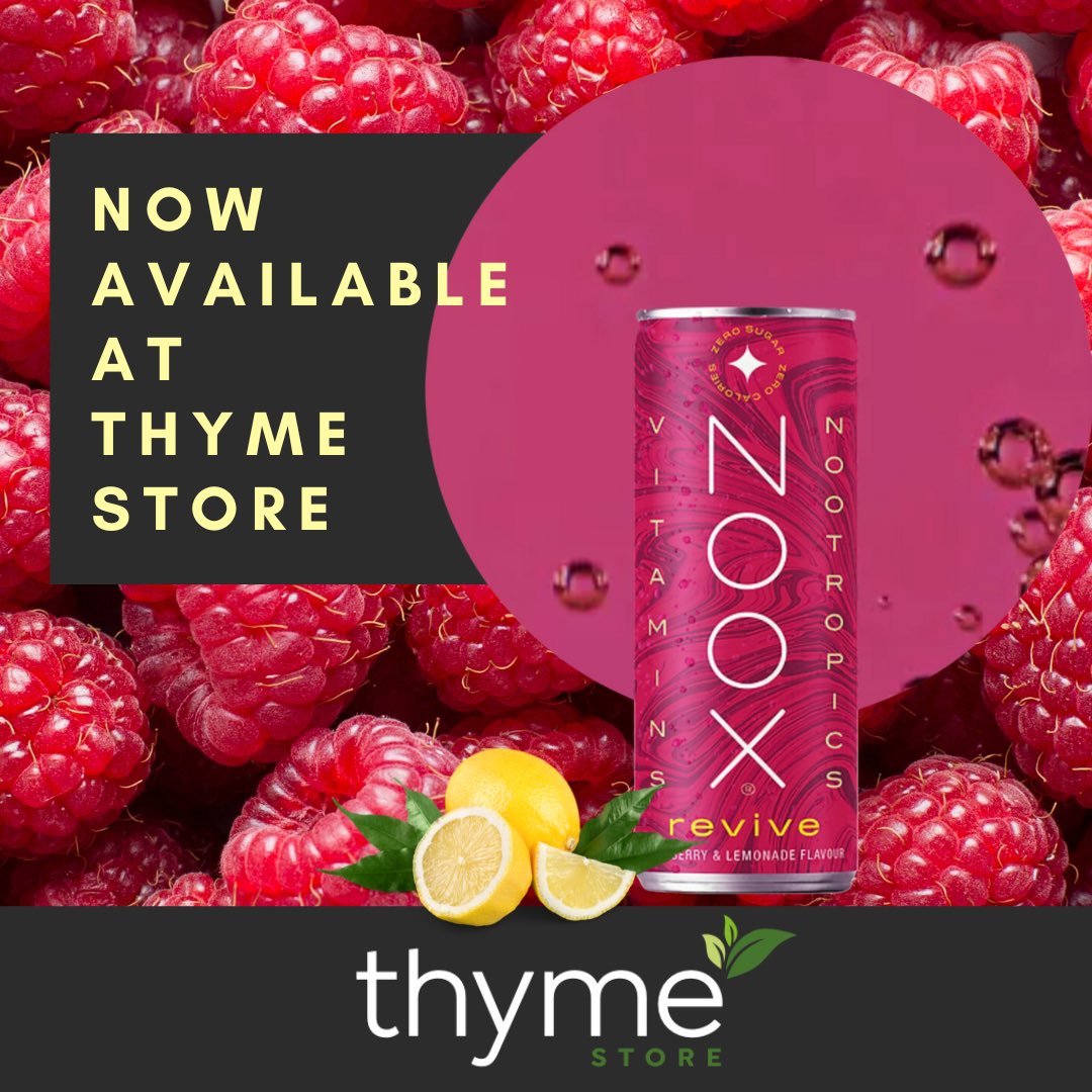 NOOX Revive is now available at @_thymestore! Revive, is the combination of the 3 selected nootropics and specific vitamins and minerals that sets it apart from other available health drinks. #vegan #outdooradventure #nootropicsuk #healthylifestyle #healthtips #trending #hike