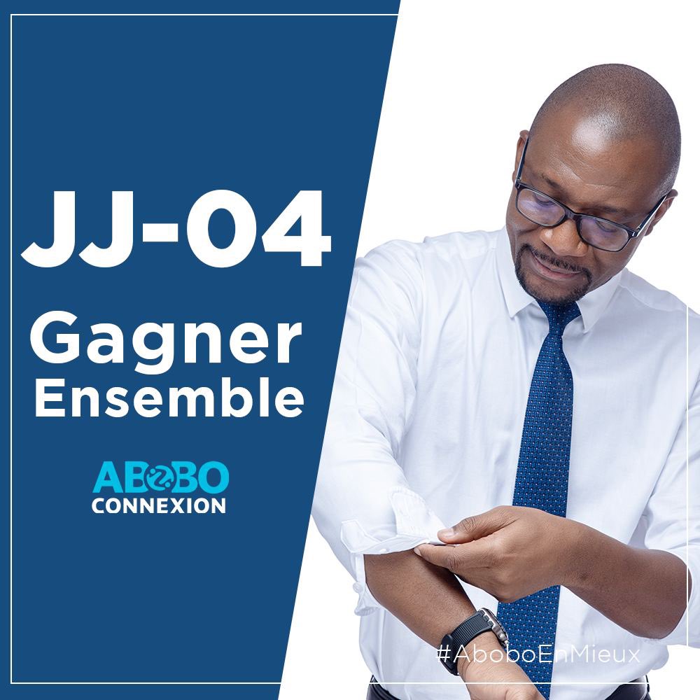 JJ-04. Manches retroussées, prêts à travailler pour un #AboboEnMieux 

#GagnerEnsemble