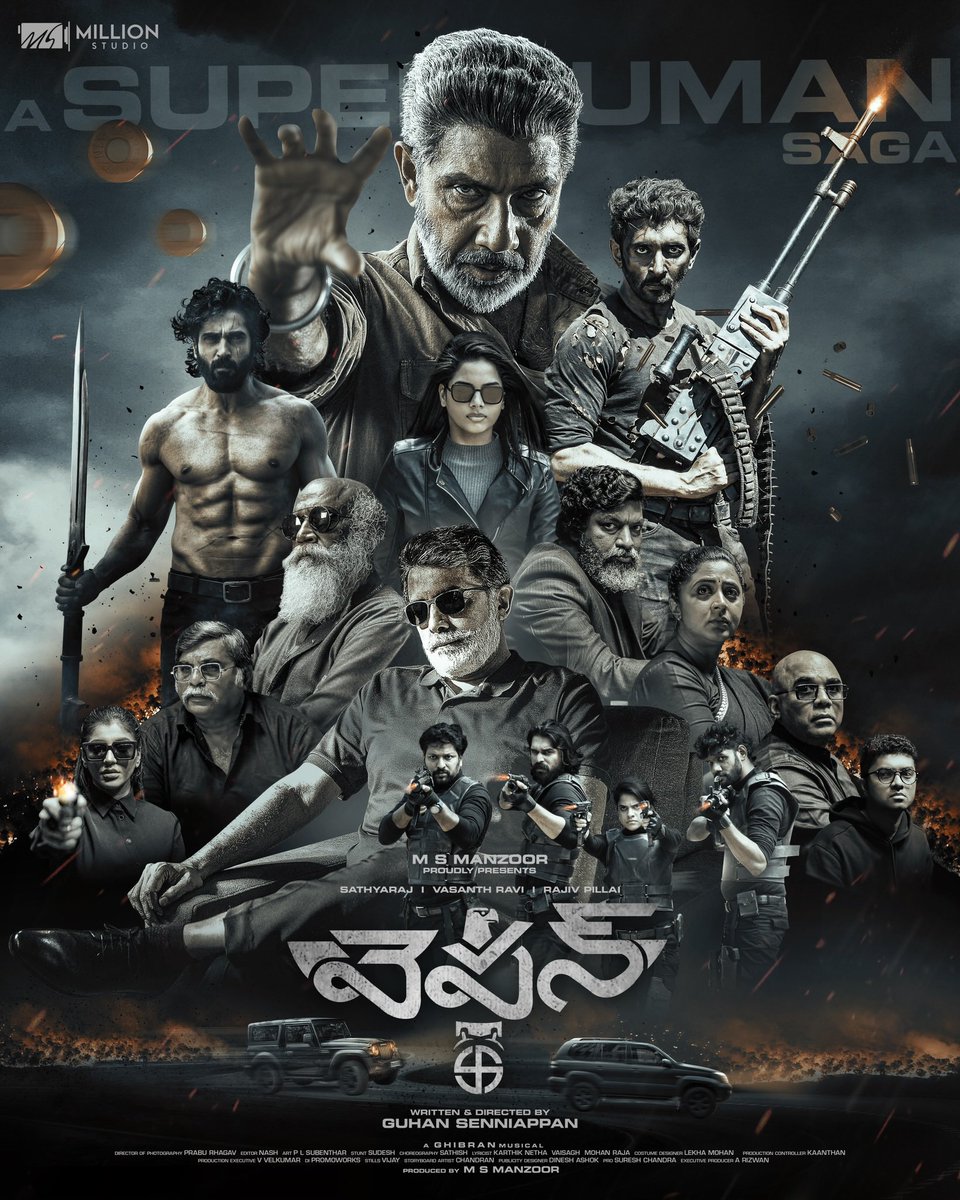 Gopichandh Malineni (@megopichand) on Twitter photo #Weapon Telugu intense Teaser
youtu.be/0mq4w0s8Izk
The Super Human Saga #HuntBegins #WeaponMovie
#Sathyaraj <a href="/iamvasanthravi/">Vasanth Ravi</a> <a href="/DirRajivMenon/">Rajiv Menon</a> #RajeevPillai <a href="/TanyaHope_offl/">Tanya Hope</a> <a href="/PrabuRhagav/">Prabu Rhagav</a> <a href="/GhibranVaibodha/">Ghibran Vaibodha</a> <a href="/editorNash/">Nash</a> <a href="/manzoorms/">Manzoor</a> <a href="/GuhanSenniappan/">Guhan Senniappan</a> <a href="/MeenaChabbria2/">Meena Chabbria</a> <a href="/Rizwan801/">Rizwan</a> #Weapon Telugu intense Teaser
youtu.be/0mq4w0s8Izk
The Super Human Saga #HuntBegins #WeaponMovie
#Sathyaraj <a href="/iamvasanthravi/">Vasanth Ravi</a> <a href="/DirRajivMenon/">Rajiv Menon</a> #RajeevPillai <a href="/TanyaHope_offl/">Tanya Hope</a> <a href="/PrabuRhagav/">Prabu Rhagav</a> <a href="/GhibranVaibodha/">Ghibran Vaibodha</a> <a href="/editorNash/">Nash</a> <a href="/manzoorms/">Manzoor</a> <a href="/GuhanSenniappan/">Guhan Senniappan</a> <a href="/MeenaChabbria2/">Meena Chabbria</a> <a href="/Rizwan801/">Rizwan</a>