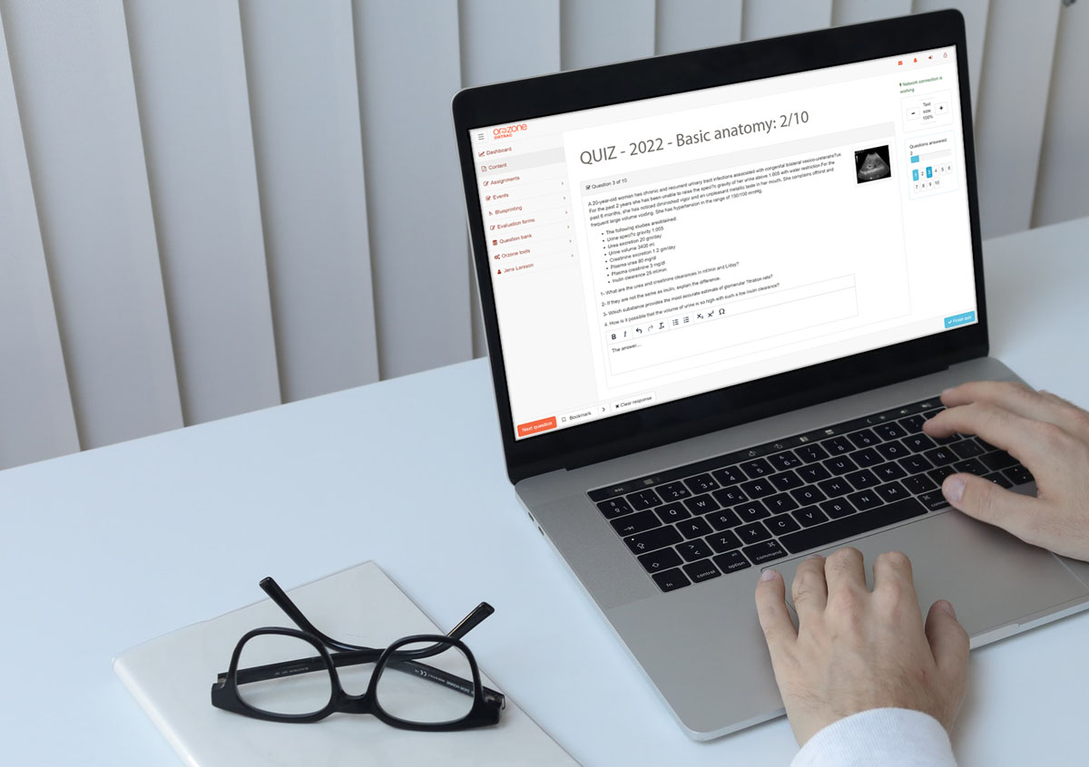 OrzoneAB's tweet image. Empower your learning with Ortrac's latest feature! 📚 Create intelligent quizzes from past exams for effective formative learning. 📝 Take charge of pre-study material distribution and leverage learning analytics. 💪🎓 #EdTech #LearningAnalytics #Ortrac #Orzone
