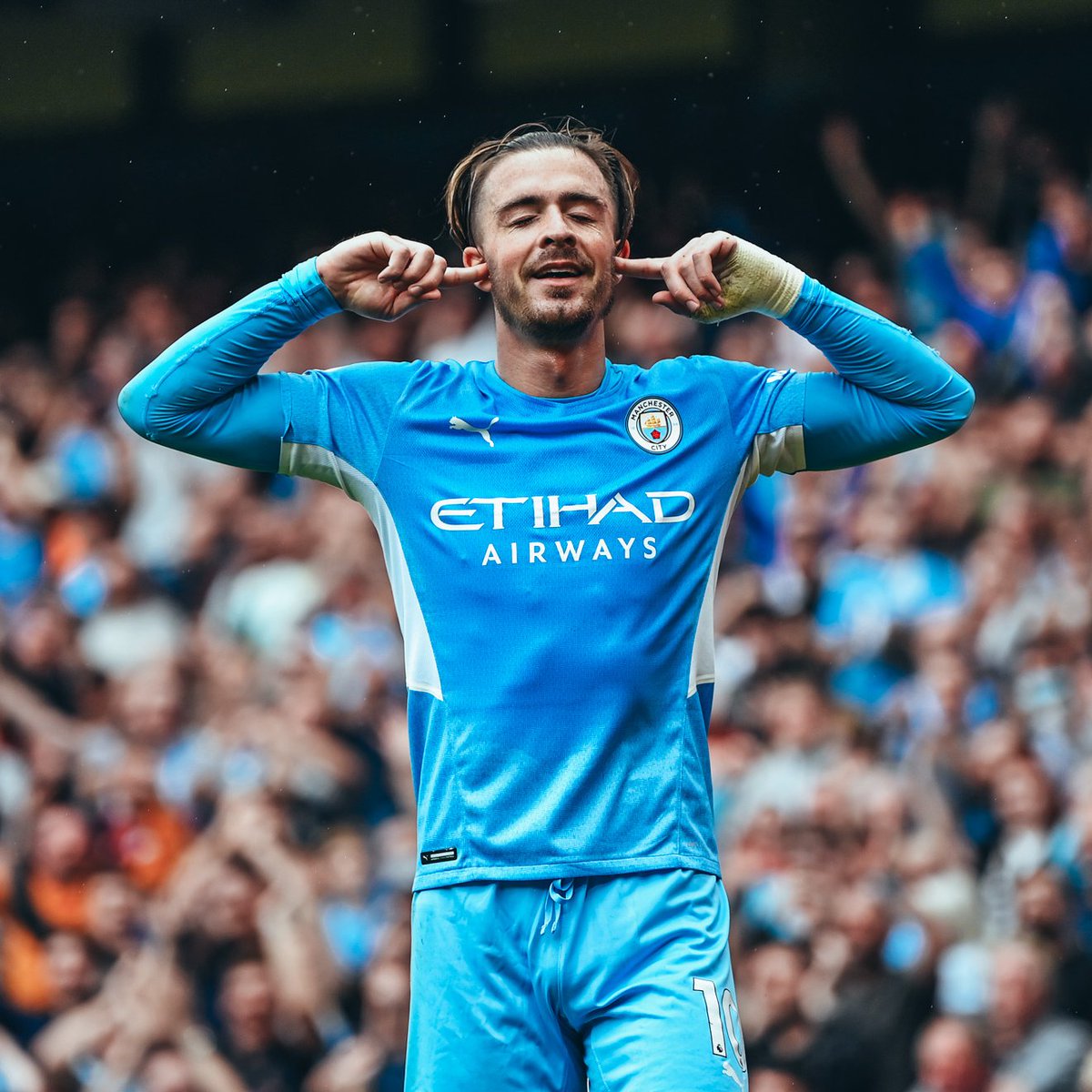 #OnThisDay in 2021, 𝒔𝒖𝒑𝒆𝒓 <a href="/JackGrealish/">Jack Grealish</a> scored his first goal for City! 🩵