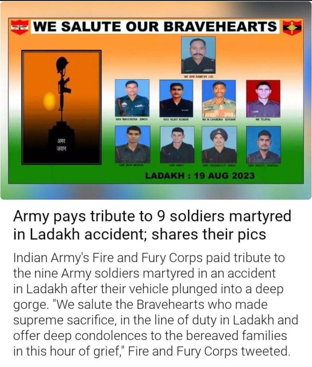 BDA2023's tweet photo. "Honoring the unwavering dedication and courage of our brave soldiers who stand strong for our nation. Salute to our real-life heroes." 🇮🇳🙏❤ #SaluteToOurHeroes #ProudSoldiers #BraveDefenders  #DutyAndHonor #SupportOurMilitary  #RespectTheUniform #strongandfearless https://t.co/mh5YntEBQ7