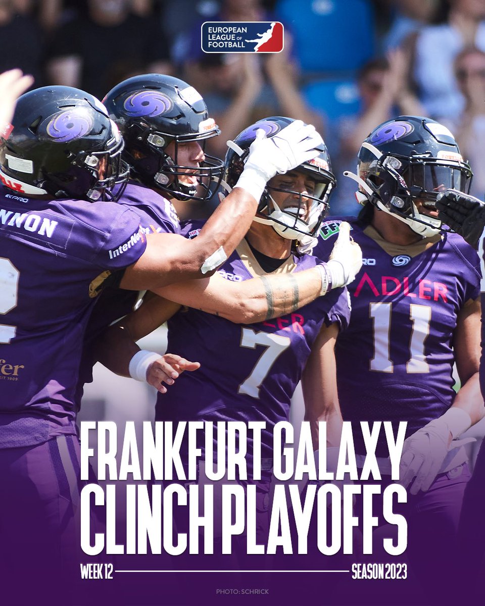 The <a href="/FFM_Galaxy/">Frankfurt Galaxy</a> have secured their playoff spot and are still in the hunt to win the #WesternConference 👀