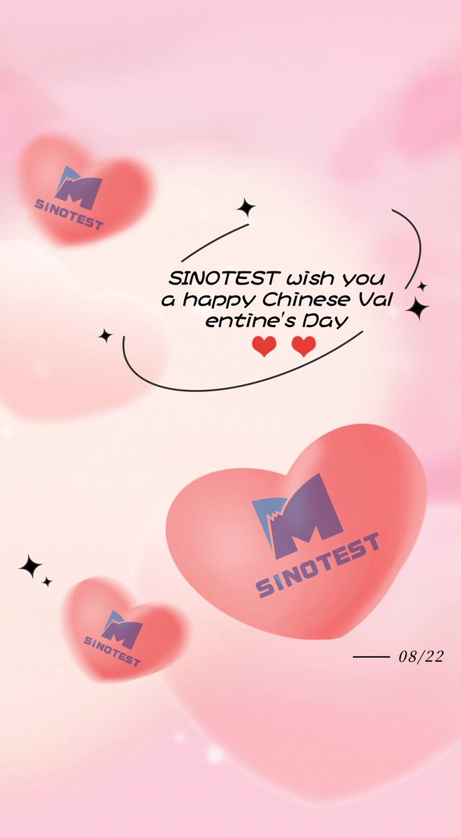 sinotestmachine's tweet photo. Here,SINOTEST Wish you a happy Chinese valentine's Day. I wish you find the person you like, and mechanical practitioners can also find suitable machinery.If you want to buy high-precision testing machine
Details available on:https://t.co/kvGAOdroiz
#sinotest #testingmachine https://t.co/WSkLvIWLni
