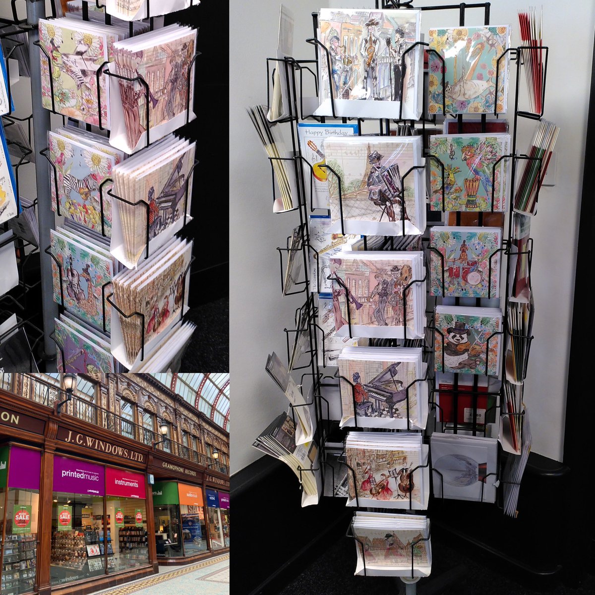 ClaireLouiseH's tweet photo. Just received some lovely photos of our music cards on display @jgwindows in #Newcastle. Thanks Jenny. πΆ
#music #musiccards #musicshop #jgwindows #musicians #band #retail #artist #greetingcards
Photo Credits: Jenny π΅ https://t.co/jntvVJ0inl