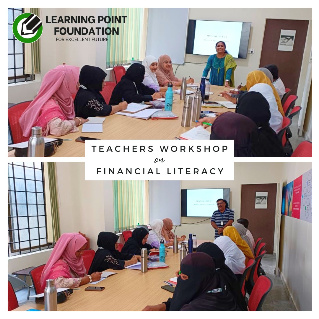 LearningPoint16's tweet photo. On August 19th, 2023, Teachers workshop was conducted by Mr. Deshpande and Mrs. Madhuri from Indian Designs, with the main focus on enhancing trainers' expertise in financial literacy. https://t.co/yhjtLAjaXH