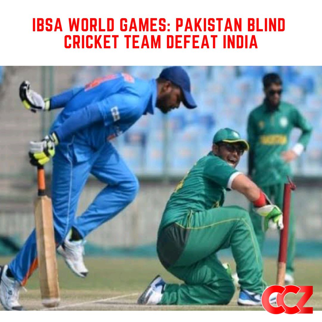 In the #WorldBlindGames Pakistan #cricket team outclassed the arch-rival India by 18 runs.
#India won the toss and decided to field first in the Pakistan-India cricket match held in Birmingham. Pakistan team scored 187 runs against 6 wickets in 20-over match.