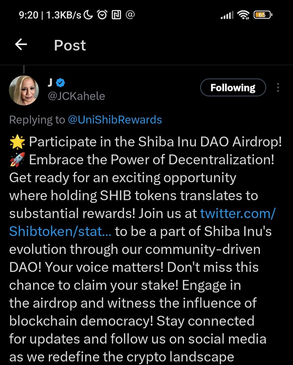 HamishYouSoMuch's tweet photo. @JCKahele your account has been hacked and is being used to try and steal people's cryptocurrency from them https://t.co/jBbl3vlzlu