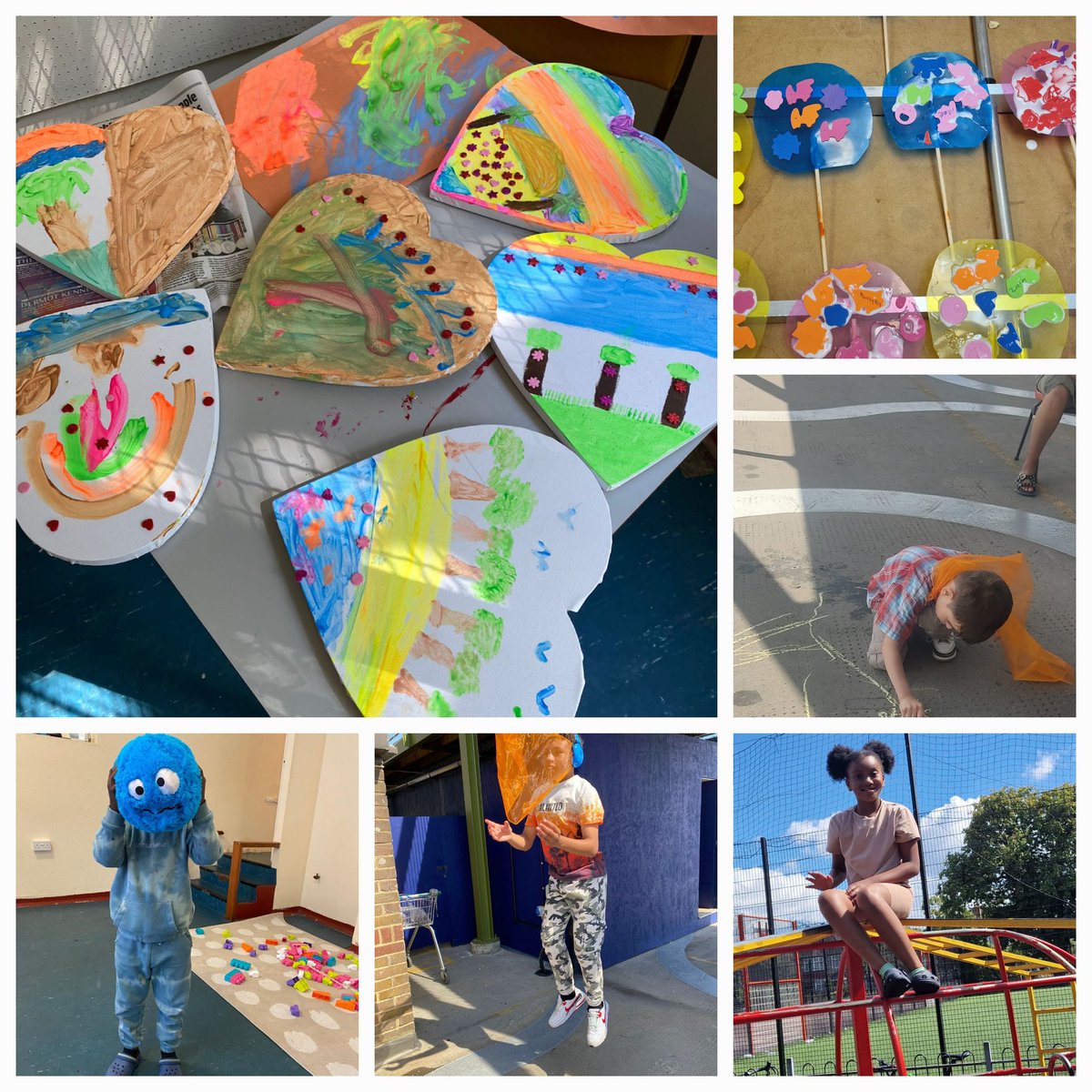 autismvoice1's tweet photo. #Week4 #Heartshapearts #HolidayActivities #HAF2023 #SummerFun #Lambeth #Southwark #AutismAcceptance #AutismAwareness #ChildrenFun https://t.co/V1NcgzqUAo