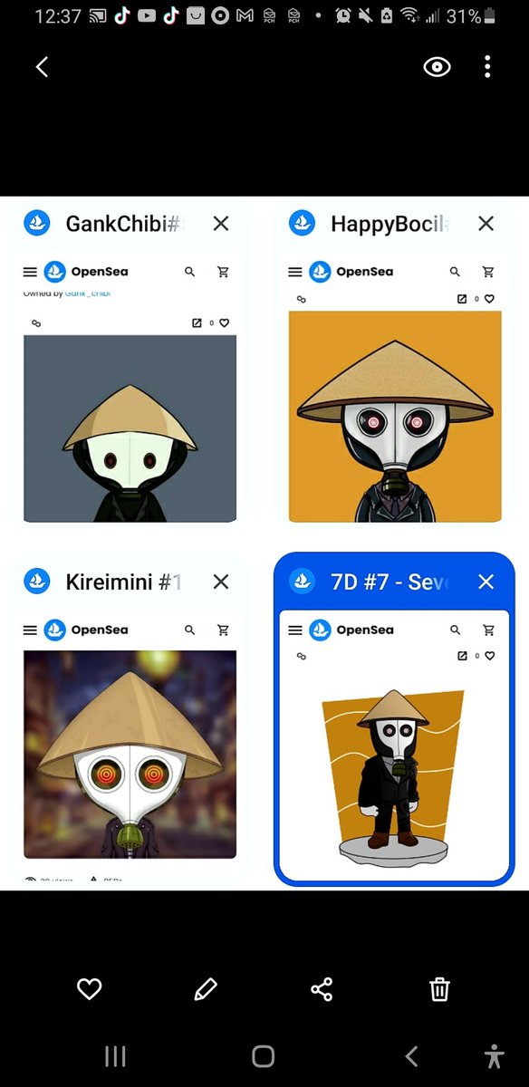 gank_chibi
opensea.io/collection/gan…
Happy Bocil
opensea.io/collection/hap…
Kireimini
opensea.io/collection/kir…
Seven Dollar NFT
opensea.io/collection/7do…
4 NFT Kidds Needs Adoption.
If Not Me, Someone Will Love You Too, Will You Take Them Home🥺