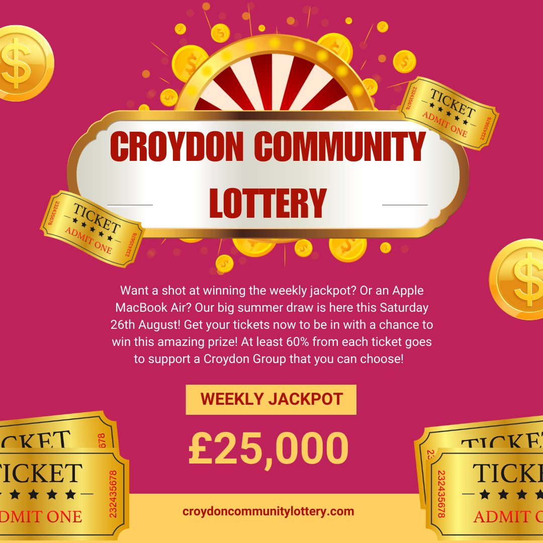 Croydon Community Lottery is an exciting weekly lottery that raises money for good causes in Croydon. All good causes supported by the lottery will benefit Croydon and its residents. Play the lottery, support Croydon! #community #croydon #volunteer #croydoncommunitylottery