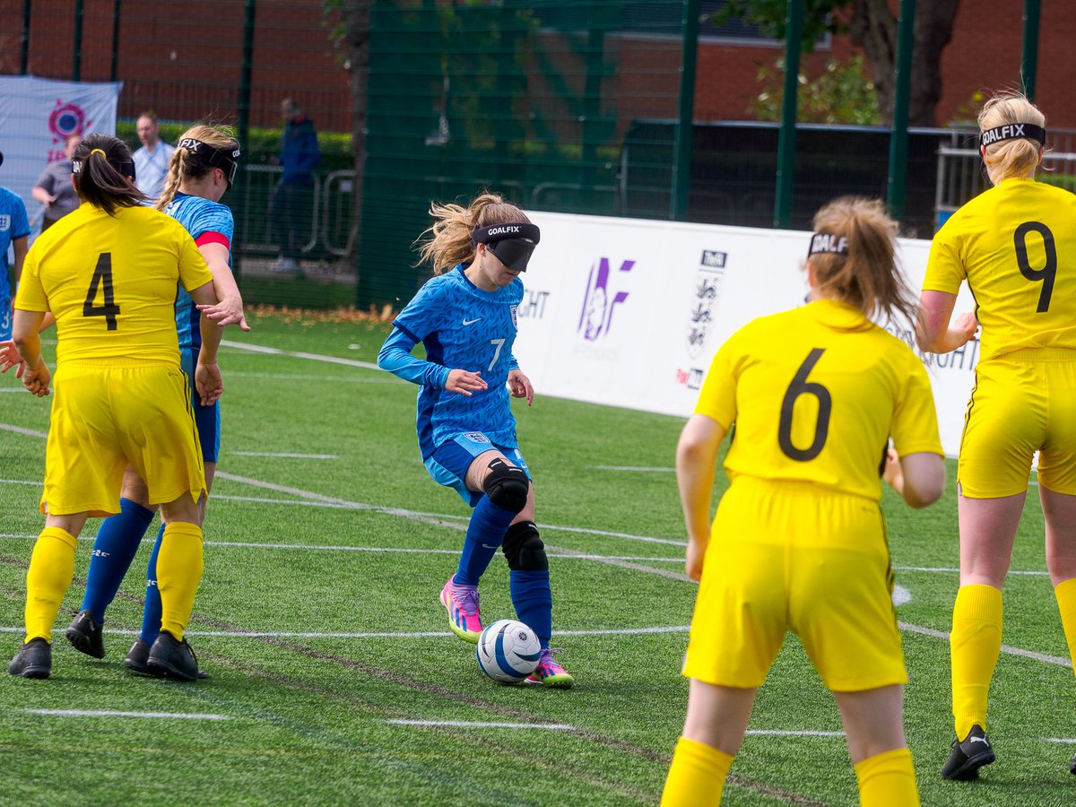 goalfix's tweet photo. Check out our Eclipse eyeshades and Halo Headguards used in the @IBSAGames2023 ! 

Credits- Richard Hall https://t.co/ckaUATTYEg