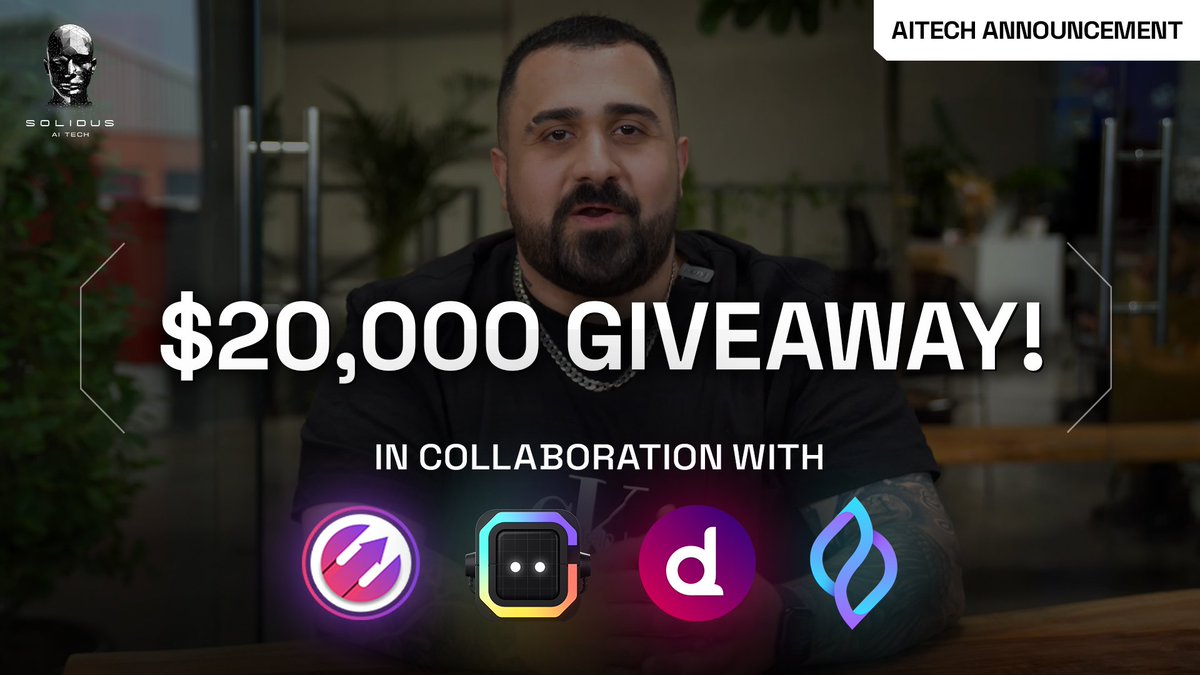 📣MEGA GIVEAWAY: $20,000 AITECH x Launchpads!

🌟 AITECH collabs with IDO partners for a $20,000 giveaway in native tokens.

💰Rewards:
- $10,000 $AITECH
- $10,000 ( $SFUND + $CGPT + $DCB + $EJS )

🎉 To participate: linktr.ee/collabairdrop
▶️ Watch: youtube.com/shorts/yHtwV86…