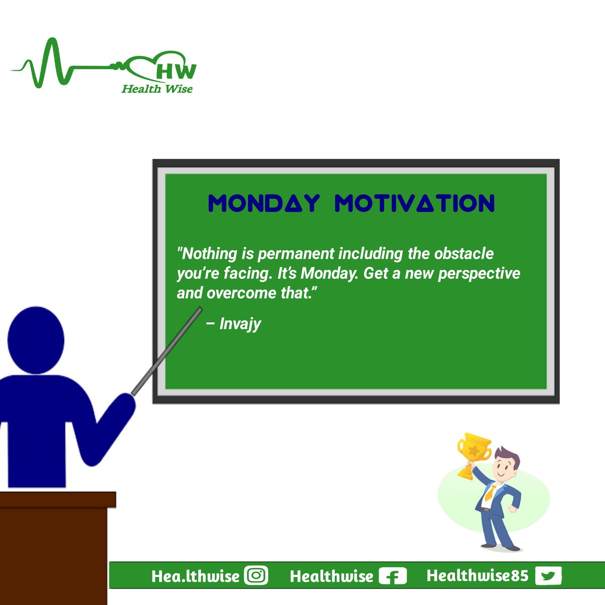 Healthwise83's tweet photo. Obstacles are not permanent, as we start this new week let's adopt a new perspective to overcome challenges
Happy New Week 😊 https://t.co/erLWeu8HBW